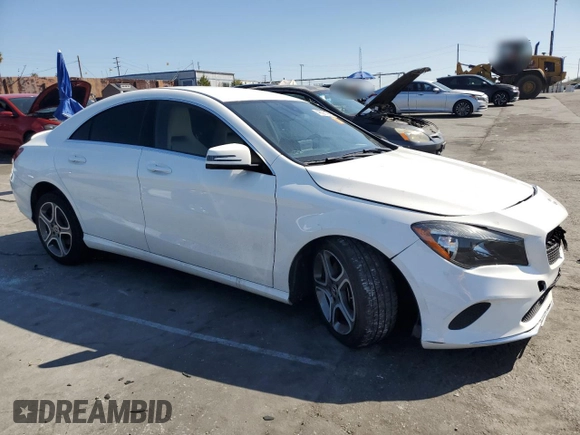 2019 Mercedes-Benz CLA 250 with VIN WDDSJ4EB1KN700712, listed as a Copart auction lot 49927195 with 86,833 mi miles and Salvage Title. Bid and sale history available at DreamBid. Image 4.
