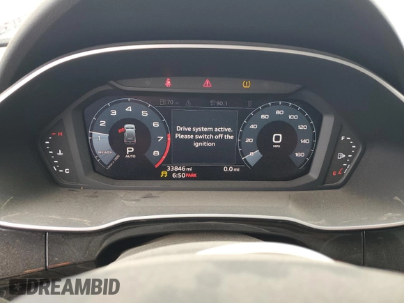 2020 Audi Q3 S line Premium z VIN WA1DECF35L1117748, wystawiony jako Copart lot #52718865 z przebiegiem 33 846 mil mil oraz Czysty tytuł • Clean title. Historia ofert i sprzedaży dostępna na DreamBid. Obrazek 9.