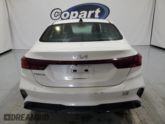 2023 Kia Forte LXS with VIN 3KPF24AD8PE537388, listed as a Copart auction lot 43992585 with 51,300 mi miles and Non Repairable. Bid and sale history available at carsss.com. Image 6.