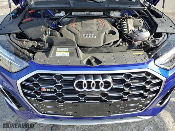 2022 Audi SQ5 Premium Plus with VIN WA1B4AFY0N2050323, listed as a Copart auction lot 43665985 with 40,251 mi miles and Salvage Title. Bid and sale history available at carsss.com. Image 14.