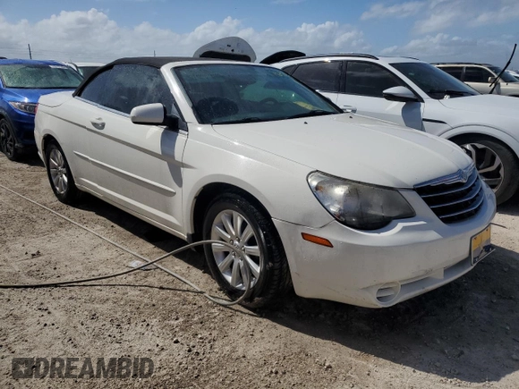 2010 Chrysler Sebring Touring with VIN 1C3BC5ED4AN156186, listed as a Copart auction lot 74697534 with 0 mi miles and Non Repairable. Bid and sale history available at carsss.com. Image 4.
