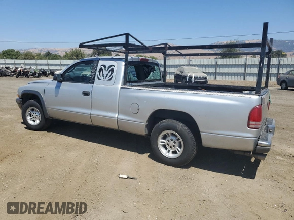 2002 Dodge Dakota with VIN 1B7GL12X32S557546, listed as a Copart auction lot 66879734 with 218,981 mi miles and Salvage Title. Bid and sale history available at carsss.com. Image 2.