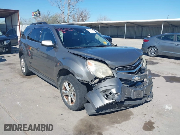 2012 Chevrolet Equinox LT w/1LT with VIN 2GNALDEK7C6305401, listed as a IAAI auction lot 41865521 with 168,235 mi miles. Bid and sale history available at carsss.com. Image 1.