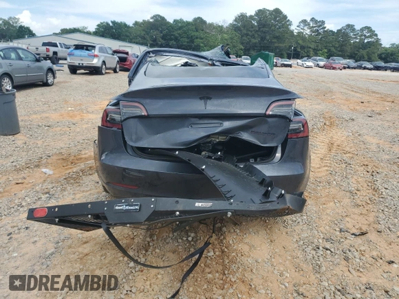 2023 Tesla Model 3 with VIN 5YJ3E1EA7PF627103, listed as a Copart auction lot 55493425 with Not provided miles and Non repairable. Bid and sale history available at DreamBid. Image 6.