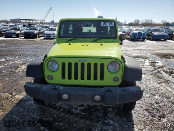 2016 Jeep Wrangler Unlimited Sport RHD with VIN 1C4BJWKG0GL321550, listed as a Copart auction lot 47877395 with 179,573 mi miles and Salvage title. Bid and sale history available at DreamBid. Image 5.