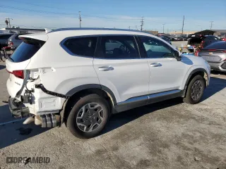 2021 Hyundai Santa Fe Hybrid Blue with VIN KM8S2DA19MU006777, listed as a Copart auction lot 40487384 with 55,959 mi miles. Bid and sale history available at carsss.com. Image 3.