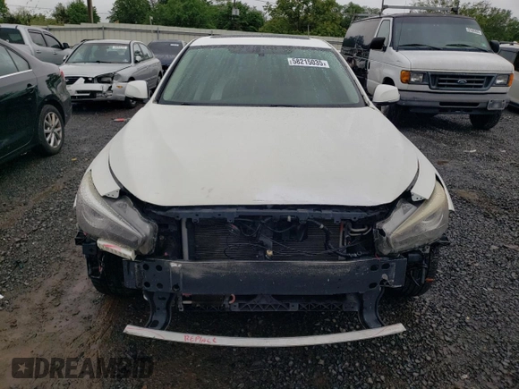 2015 Infiniti Q50 Premium z VIN JN1BV7AR9FM396109, wystawiony jako Copart lot #58215035 z przebiegiem 134 482 mil mil oraz Szkody całkowita. Historia ofert i sprzedaży dostępna na DreamBid. Obrazek 5.