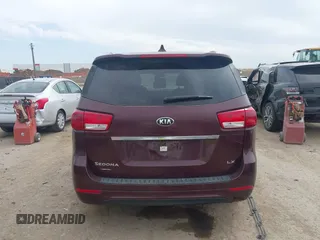 2016 Kia Sedona LX with VIN KNDMB5C12G6211589, listed as a IAAI auction lot 41786770 with 87,114 mi miles. Bid and sale history available at carsss.com. Image 16.
