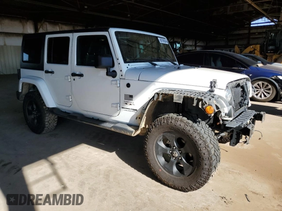 2018 Jeep Wrangler JK Unlimited Sahara with VIN 1C4HJWEG8JL938031, listed as a Copart auction lot 69769394 with 80,417 mi miles and Salvage Title. Bid and sale history available at carsss.com. Image 4.
