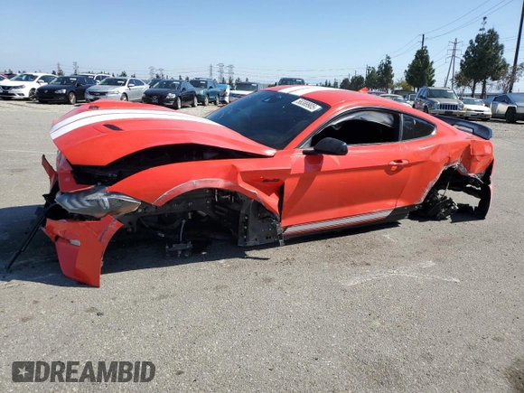 2022 Ford Mustang GT with VIN 1FA6P8CF3N5110299, listed as a Copart auction lot 56389905 with 34,342 mi miles and Salvage title. Bid and sale history available at DreamBid. Image 1.