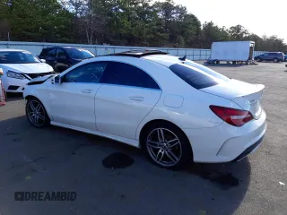 2018 Mercedes-Benz CLA with VIN WDDSJ4GB8JN612073, listed as a Copart auction lot 68085102 with 0 mi miles. Bid and sale history available at carsss.com. Image 2.
