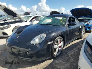 2007 Porsche Cayman S with VIN WP0AB29847U781790, listed as a Copart auction lot 76764684 with Not Provided miles and Salvage Title. Bid and sale history available at DreamBid. Image 1.