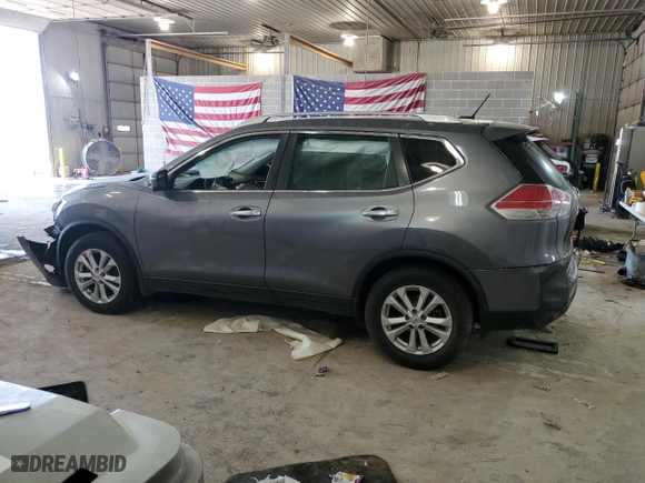 2015 Nissan Rogue SV with VIN KNMAT2MV6FP506638, listed as a Copart auction lot 64684404 with 0 mi miles and Salvage Title. Bid and sale history available at carsss.com. Image 2.