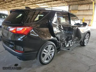 2018 Chevrolet Equinox Premier with VIN 2GNAXNEX7J6156345, listed as a Copart auction lot 52252585 with 101,520 mi miles and Salvage Title. Bid and sale history available at carsss.com. Image 3.