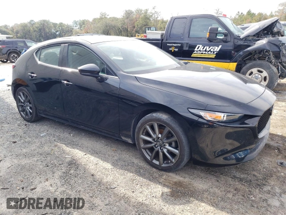 2023 Mazda 3 S Preferred with VIN JM1BPALM1P1615041, listed as a Copart auction lot 87801335 with 19,903 mi miles and Salvage title. Bid and sale history available at DreamBid. Image 4.
