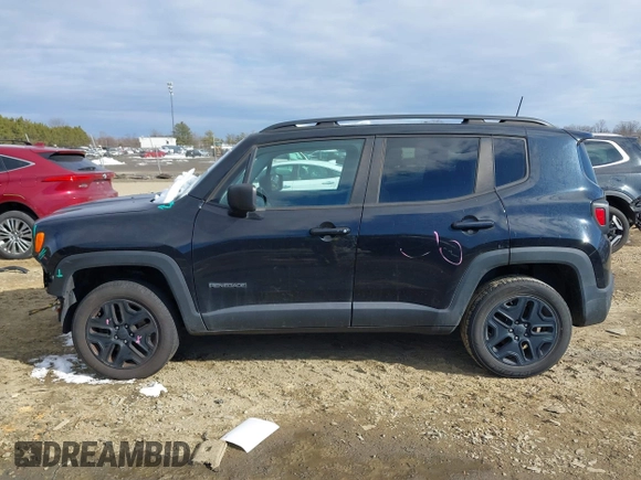 2018 Jeep Renegade Sport with VIN ZACCJBAB4JPH68808, listed as a IAAI auction lot 41319728 with 225,750 mi miles. Bid and sale history available at carsss.com. Image 14.
