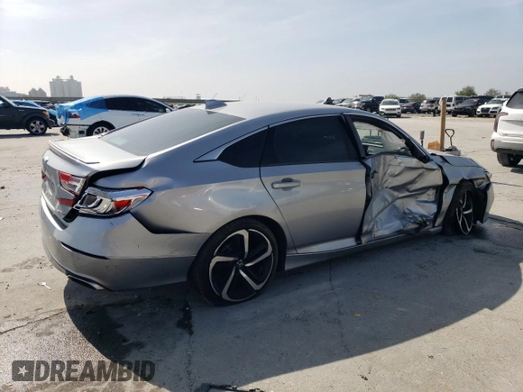 2019 Honda Accord Sedan Sport 1.5T with VIN 1HGCV1F36KA089092, listed as a Copart auction lot 50392975 with 107,191 mi miles and Salvage Title. Bid and sale history available at carsss.com. Image 3.