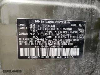 2017 Subaru Outback Touring with VIN 4S4BSATC9H3432736, listed as a Copart auction lot 51815825 with 114,157 mi miles and Salvage Title. Bid and sale history available at carsss.com. Image 13.