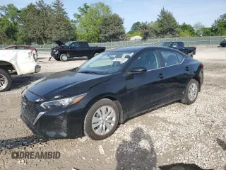 2025 Nissan Sentra S z VIN 3N1AB8BV1SY219311, wystawiony jako Copart lot #56207505 z przebiegiem 11 470 mil mil oraz Szkoda całkowita • Salvage title. Historia ofert i sprzedaży dostępna na DreamBid. Obrazek 1.