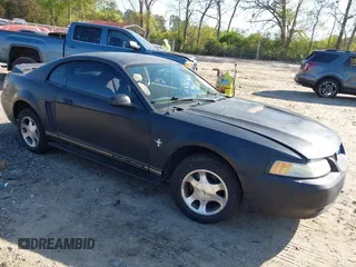 2000 Ford Mustang z VIN 1FAFP404XYF217165, wystawiony jako IAAI lot #41997215 z przebiegiem Nie podano mil oraz . Historia ofert i sprzedaży dostępna na DreamBid. Obrazek 1.