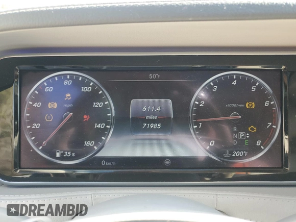 2015 Mercedes-Benz S-Class S 550 with VIN WDDUG8FB3FA105273, listed as a Copart auction lot 86003754 with 71,985 mi miles and Salvage Title. Bid and sale history available at carsss.com. Image 9.