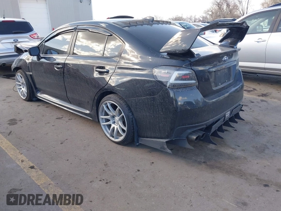 2016 Subaru WRX with VIN JF1VA1B63G9817632, listed as a IAAI auction lot 41818265 with 89,938 mi miles. Bid and sale history available at carsss.com. Image 3.