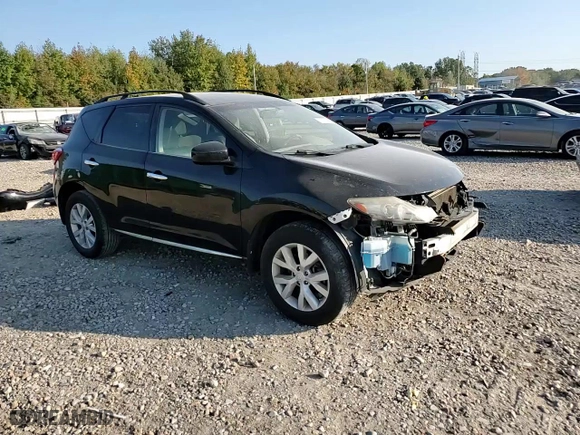 2014 Nissan Murano SV with VIN JN8AZ1MW1EW501079, listed as a Copart auction lot 76909964 with 105,274 mi miles and Salvage Title. Bid and sale history available at carsss.com. Image 11.