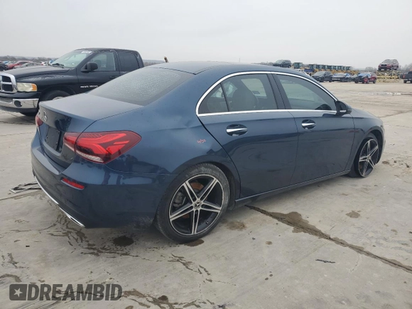 2021 Mercedes-Benz A 220 with VIN W1K3G4EB7MJ280337, listed as a Copart auction lot 42810135 with 65,057 mi miles and Salvage Title. Bid and sale history available at DreamBid. Image 3.