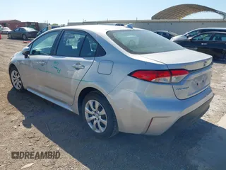 2024 Toyota Corolla LE with VIN 5YFB4MDEXRP160075, listed as a IAAI auction lot 41977939 with 20,049 mi miles. Bid and sale history available at carsss.com. Image 3.
