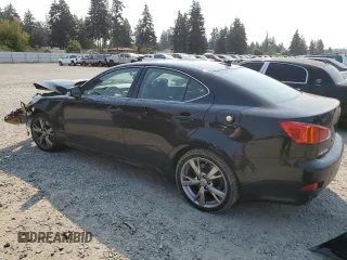 2009 Lexus IS 350 with VIN JTHBE262292016649, listed as a Copart auction lot 70616304 with 114,322 mi miles and Salvage Title. Bid and sale history available at DreamBid. Image 2.
