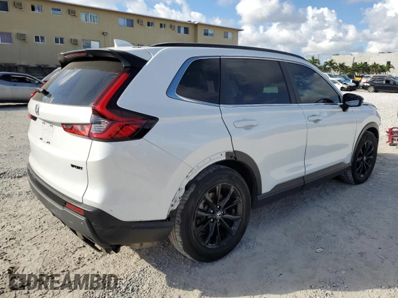 2024 Honda CR-V Sport with VIN 7FARS5H54RE018048, listed as a Copart auction lot 44967885 with 16,899 mi miles and Non Repairable. Bid and sale history available at DreamBid. Image 3.