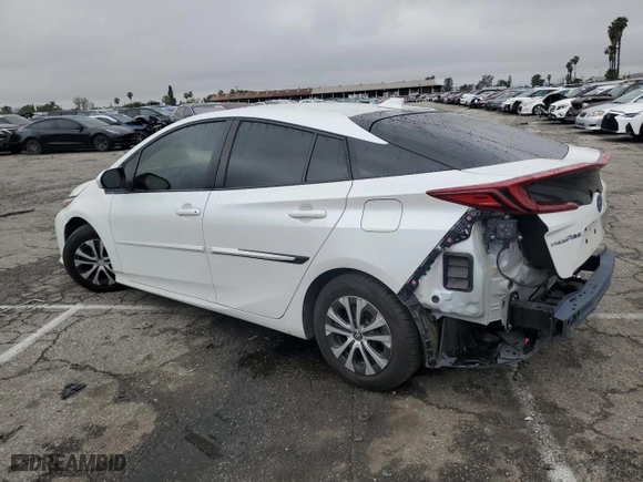2022 Toyota Prius Prime LE with VIN JTDKAMFP1N3203566, listed as a Copart auction lot 51174025 with 156,611 mi miles and Salvage Title. Bid and sale history available at carsss.com. Image 2.