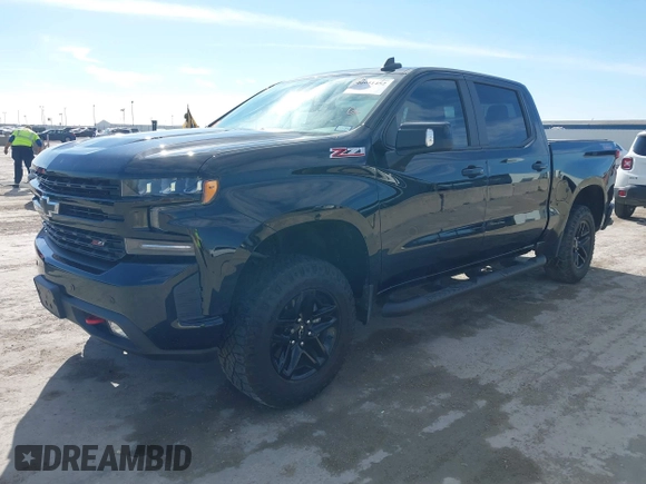 2021 Chevrolet Silverado 1500 LT Trail Boss with VIN 3GCPYFEL5MG150605, listed as a IAAI auction lot 40951452 with 47,577 mi miles and . Bid and sale history available at DreamBid. Image 19.