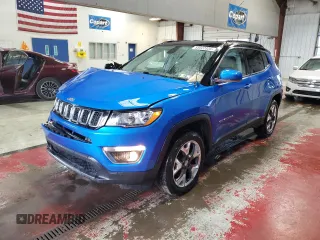2020 Jeep Compass High Altitude z VIN 3C4NJDCB9LT108910, wystawiony jako Copart lot #55022335 z przebiegiem 53 991 mil mil oraz Szkoda całkowita • Salvage title. Historia ofert i sprzedaży dostępna na DreamBid. Obrazek 1.