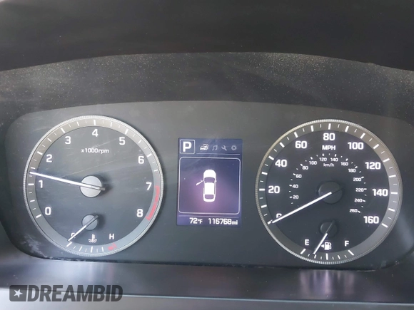 2017 Hyundai Sonata 2.4L with VIN 5NPE24AF5HH541585, listed as a IAAI auction lot 42181953 with 116,768 mi miles and . Bid and sale history available at carsss.com. Image 7.