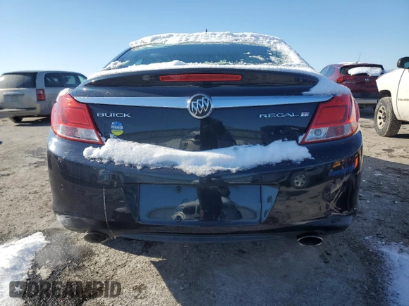 2013 Buick Regal Turbo Premium 2 with VIN 2G4GT5GV1D9194386, listed as a Copart auction lot 89401045 with 49,371 mi miles and Salvage Title. Bid and sale history available at DreamBid. Image 6.