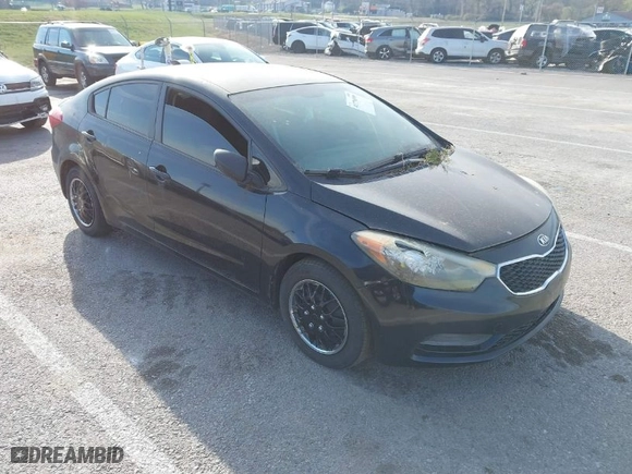 2015 Kia Forte LX with VIN KNAFX4A60F5427641, listed as a IAAI auction lot 41776399 with 1 mi miles. Bid and sale history available at carsss.com. Image 1.
