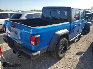 2021 Jeep Gladiator Texas Trail with VIN 1C6JJTAM5ML546356, listed as a Copart auction lot 68625434 with 43,518 mi miles and Salvage Title. Bid and sale history available at carsss.com. Image 3.
