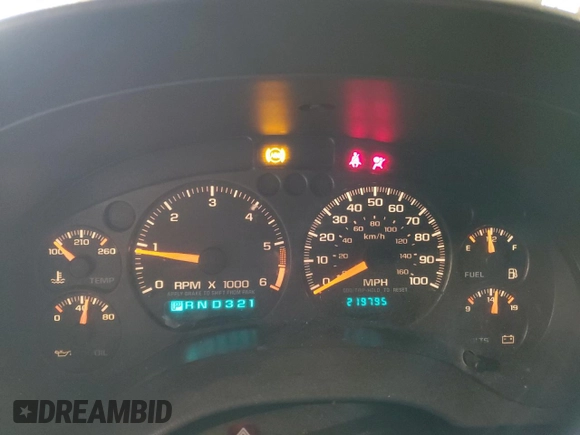 2000 Chevrolet Blazer LT z VIN 1GNDT13W1Y2282557, wystawiony jako Copart lot #55560775 z przebiegiem 219 795 mil mil oraz Szkoda całkowita • Salvage title. Historia ofert i sprzedaży dostępna na DreamBid. Obrazek 9.