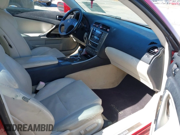 2010 Lexus IS 250 C с VIN JTHFF2C26A2502906, выставлен на аукционе IAAI как лот 42345094 с пробегом 200 600 миль миль и . История ставок и продаж доступна на DreamBid. Изображение 5.