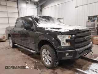2015 Ford F-150 XLT with VIN 1FTEW1EG5FKE75348, listed as a IAAI auction lot 41599920 with 123,503 mi miles. Bid and sale history available at carsss.com. Image 1.