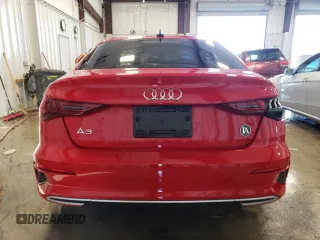 2022 Audi A3 Premium with VIN WAUAUDGY2NA088074, listed as a Copart auction lot 41931514 with 10,113 mi miles. Bid and sale history available at carsss.com. Image 6.