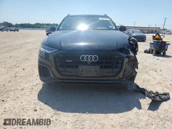 2019 Audi Q8 Premium Plus with VIN WA1EVAF19KD020962, listed as a Copart auction lot 57027725 with 133,995 mi miles and Salvage title. Bid and sale history available at DreamBid. Image 5.