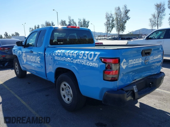 2024 Nissan Frontier S with VIN 1N6ED1CL3RN633594, listed as a IAAI auction lot 41743400 with 23,166 mi miles and . Bid and sale history available at DreamBid. Image 3.