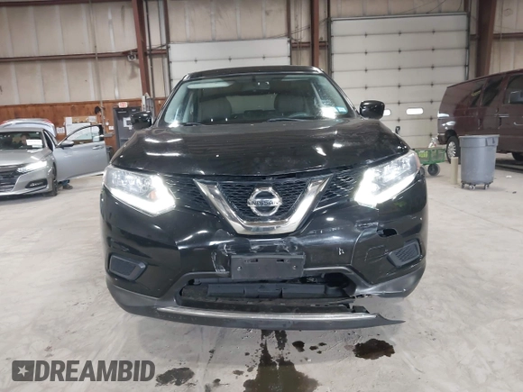 2016 Nissan Rogue SV with VIN KNMAT2MV5GP614203, listed as a IAAI auction lot 42045462 with 129,675 mi miles and . Bid and sale history available at DreamBid. Image 6.