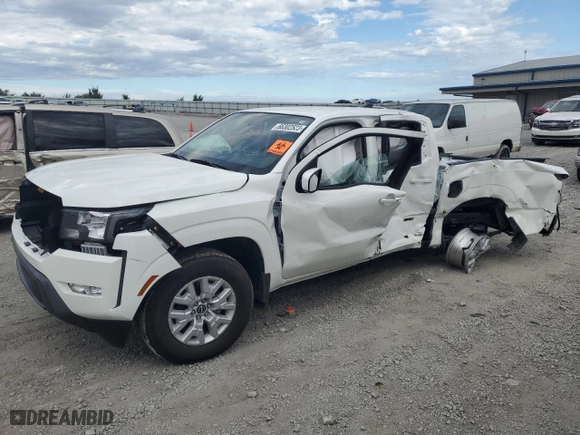 2022 Nissan Frontier S with VIN 1N6ED1EJ3NN628711, listed as a Copart auction lot 66302523 with 0 mi miles and Salvage Title. Bid and sale history available at carsss.com. Image 1.