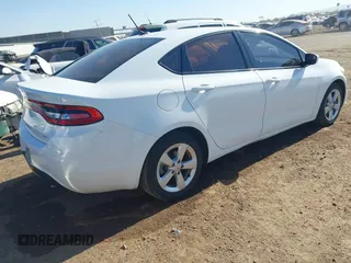 2015 Dodge Dart SXT with VIN 1C3CDFBB5FD405893, listed as a IAAI auction lot 41501242 with 91,888 mi miles. Bid and sale history available at carsss.com. Image 4.