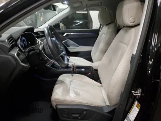 2020 Audi Q3 S line Prestige with VIN WA1FECF37L1009611, listed as a Copart auction lot 79943614 with 64,996 mi miles and Salvage Title. Bid and sale history available at carsss.com. Image 7.