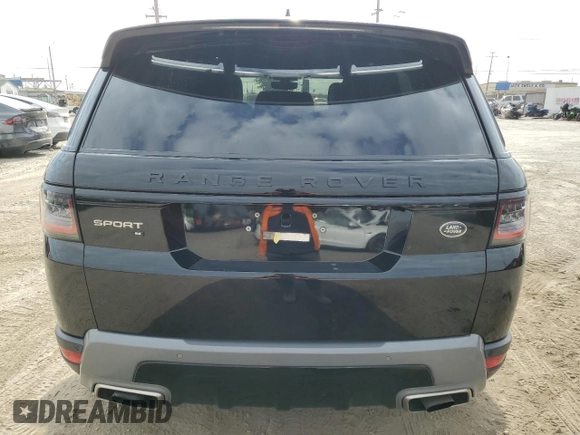 2020 Land Rover Range Rover Sport SE with VIN SALWG2SU5LA734268, listed as a Copart auction lot 54624815 with 59,563 mi miles and Salvage Title. Bid and sale history available at carsss.com. Image 6.