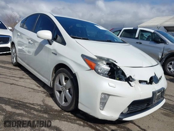 2012 Toyota Prius One with VIN JTDKN3DU1C1549990, listed as a IAAI auction lot 41543634 with 118,496 mi miles and . Bid and sale history available at carsss.com. Image 1.